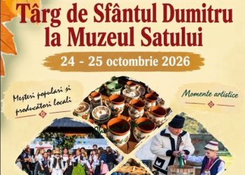 Târg de Sfântul Dumitru la Muzeul Satului din Baia Mare. Două zile cu tradiții, bucate și muzică populară