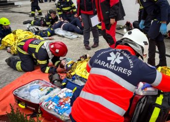 14 echipe de voluntari, puse la încercare în Maramureș. Intervenții simulate în situații de urgență