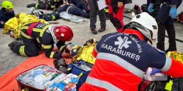 14 echipe de voluntari, puse la încercare în Maramureș. Intervenții simulate în situații de urgență