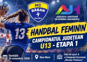 Handbal feminin: Baia Mare găzduiește prima etapă a Campionatului Județean U13. Șase meciuri programate sâmbătă