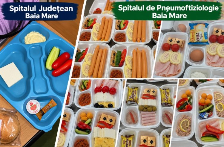 Două spitale din Baia Mare, două imagini diferite. Cum arată mâncarea oferită pacienților?