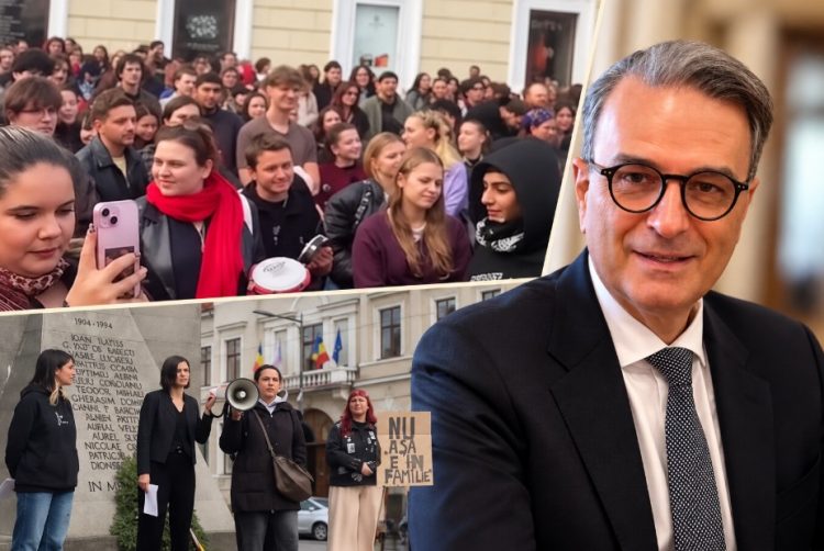 Lucian Mîndruță, ironic după protestul de la Cluj: „Nu sunăm la Karl Marx Hotline când ne bate soțul”