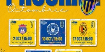 Fotbal. CS Minaur Baia Mare are cinci meciuri în luna octombrie. Programul echipei