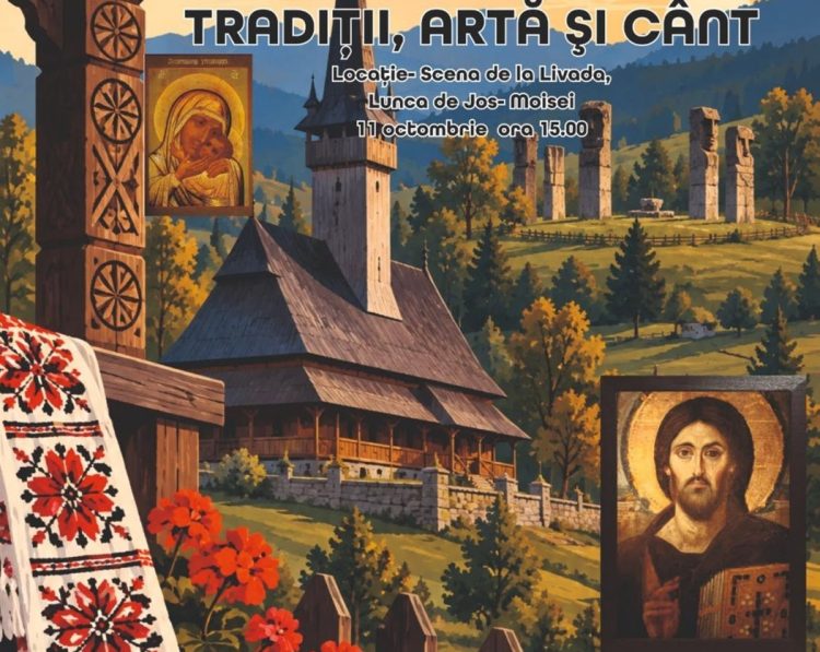 „Tradiții, artă și cânt” la Moisei – Concert de pricesne religioase, duminică, 11 octombrie