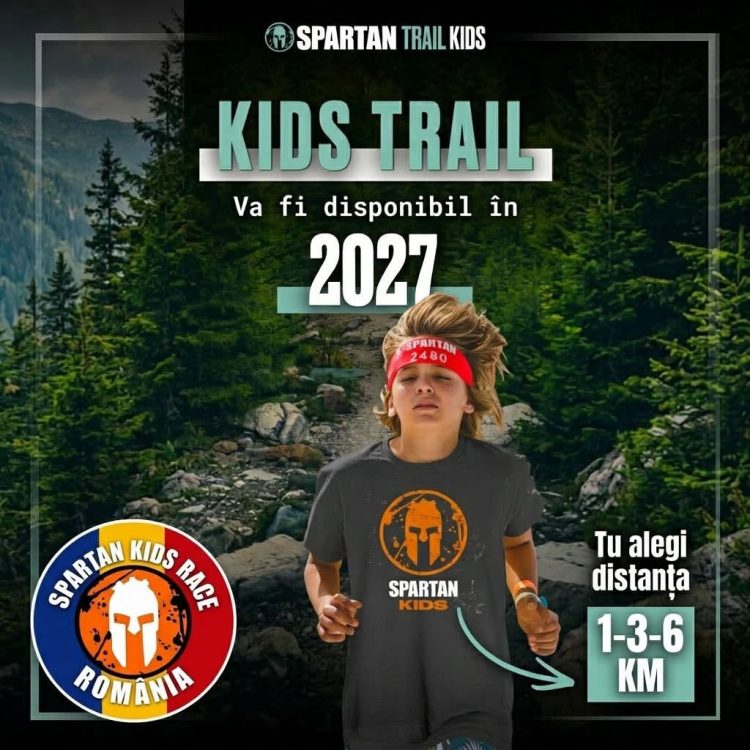 Spartan Kids Trail se lansează în 2027 – Copiii vor putea alerga în natură pe trasee de până la 6 kilometri