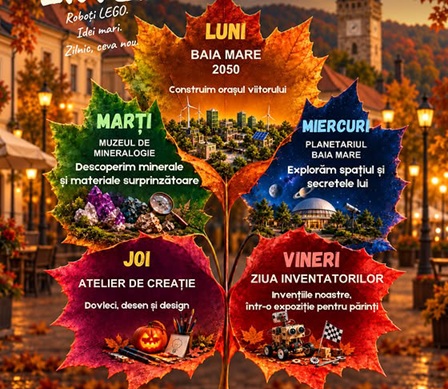 INVENTORS WEEK în Baia Mare – Cinci zile de robotică, explorare și creativitate pentru copii