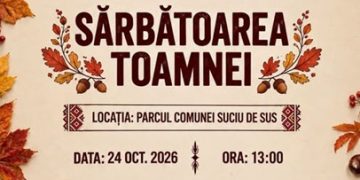 Prima ediție a „Sărbătorii Toamnei”, la Suciu de Sus – Spectacol folcloric, activități pentru copii și discotecă în aer liber