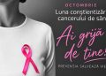 Spitalul Județean de Urgență Baia Mare, iluminat în roz pentru conștientizarea cancerului de sân – Consulturi gratuite pentru femei