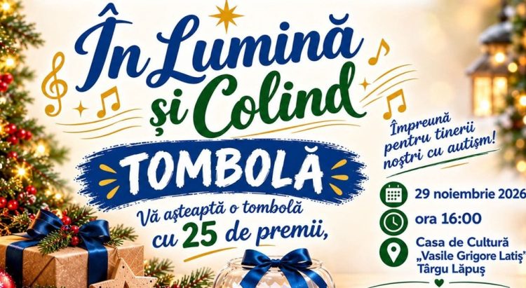 Tombolă caritabilă la Târgu Lăpuș – 25 de daruri puse în joc pentru susținerea tinerilor