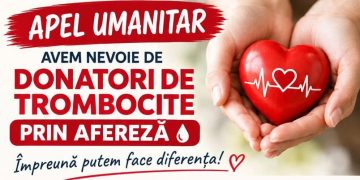 Apel umanitar pentru o pacientă internată la Spitalul Clinic Județean din Baia Mare – Este nevoie de donatori de trombocite prin afereză