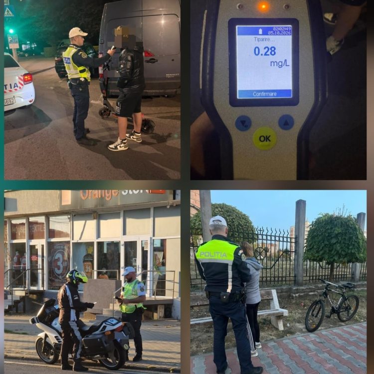 Controale pentru siguranță rutieră în Maramureș – 238 de vehicule pe două roți verificate