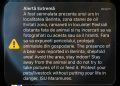 Urs semnalat în Berința, Maramureș. A fost emis un mesaj RO-ALERT