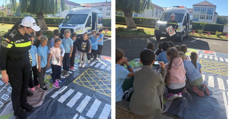 „Pietonii speciali sunt responsabili” – Polițiștii au ajuns la elevii din Baia Mare