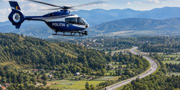 Traficul din Maramureș, monitorizat din elicopter în 11 și 16 octombrie. Poliția anunță controale aeriene