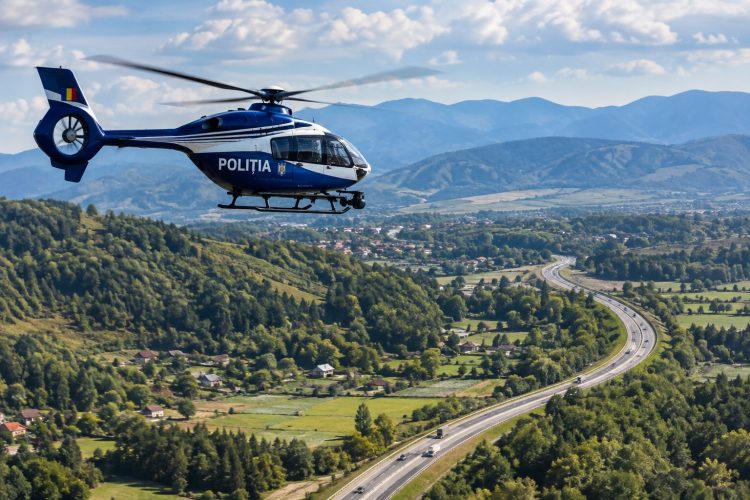 Traficul din Maramureș, monitorizat din elicopter în 11 și 16 octombrie. Poliția anunță controale aeriene