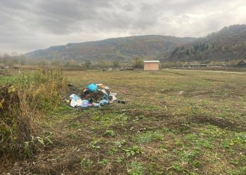 Deșeuri funerare abandonate pe un teren al comunei Strâmtura – Primăria a sesizat Poliția