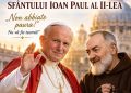 22 octombrie – sărbătoarea Sfântului Ioan Paul al II-lea, un prilej de recunoștință pentru membrii Asociației „Misionarii lui Padre Pio”