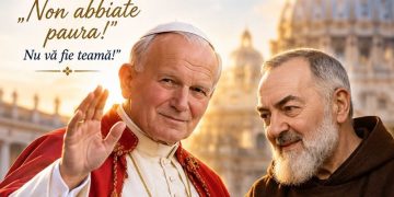 22 octombrie – sărbătoarea Sfântului Ioan Paul al II-lea, un prilej de recunoștință pentru membrii Asociației „Misionarii lui Padre Pio”