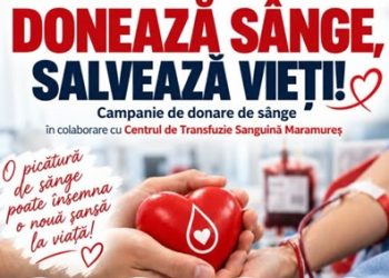 O nouă campanie de donare de sânge la Spitalul Municipal Sighetu Marmației. Când va avea loc