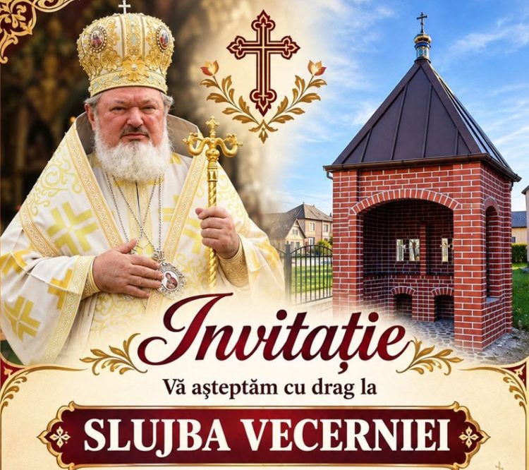 Slujbă de seară și sfințirea lumânărarului la Biserica Ortodoxă Ucraineană din Câmpulung la Tisa