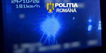 Record de viteză pe un drum din Recea – 181 km/h într-o zonă cu limită de 50