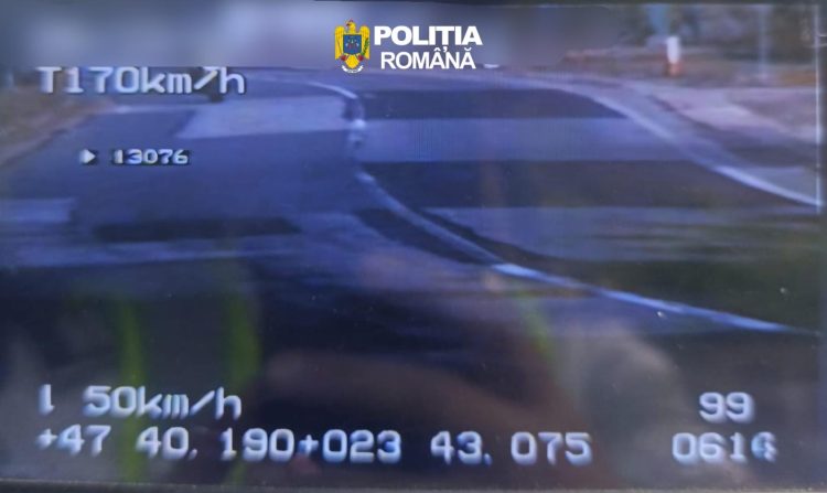 Viteză extremă pe străzile din Baia Sprie – Motocicliști prinși cu 170 și 125 km/h, pe sector cu limită de 50