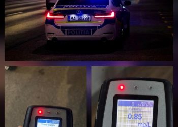 Noapte cu alcoolemii ridicate pe șoselele din Maramureș – Trei șoferi, prinși băuți la volan